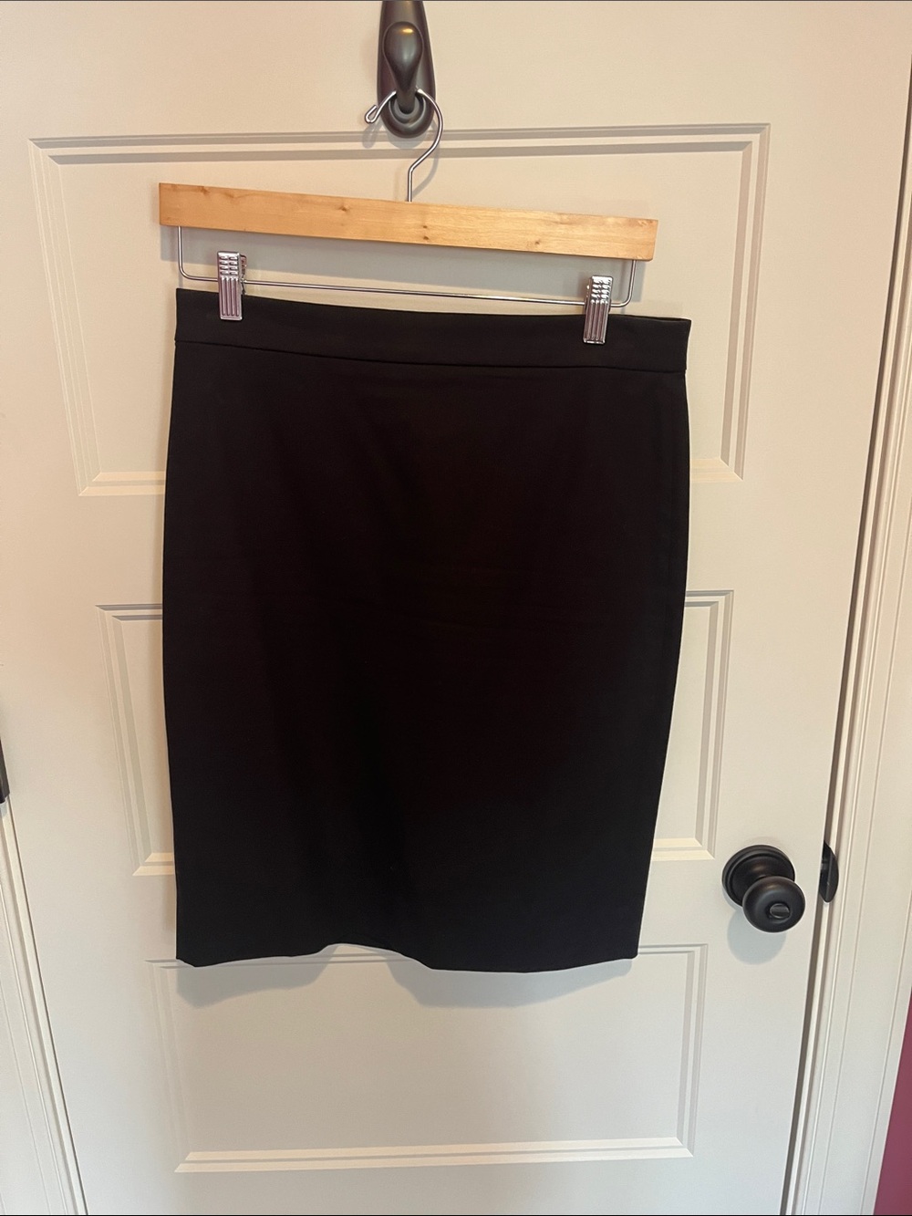 J. Crew Black Pencil Skirt - Sleek Office Classic